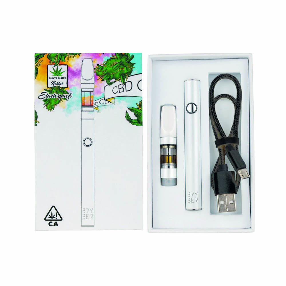 Bunte Blüte x Bryber CBD Vape Pen Starterpack Super Silver Haze 0,5 ml Bunte Blüte x Bryber CBD Vape Pen Starterpack Super Silver Haze 0,5 ml