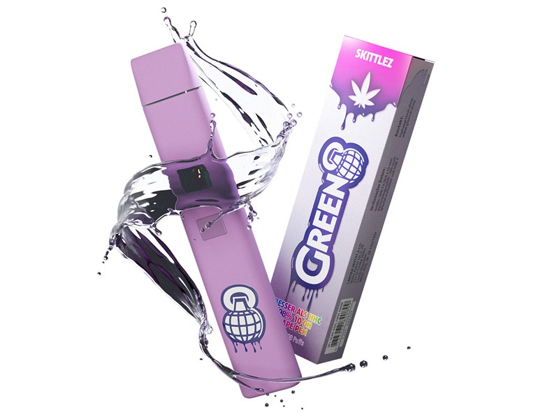 Green 8 10-OH Vape Skittlez Green 8 10-OH Vape Skittlez