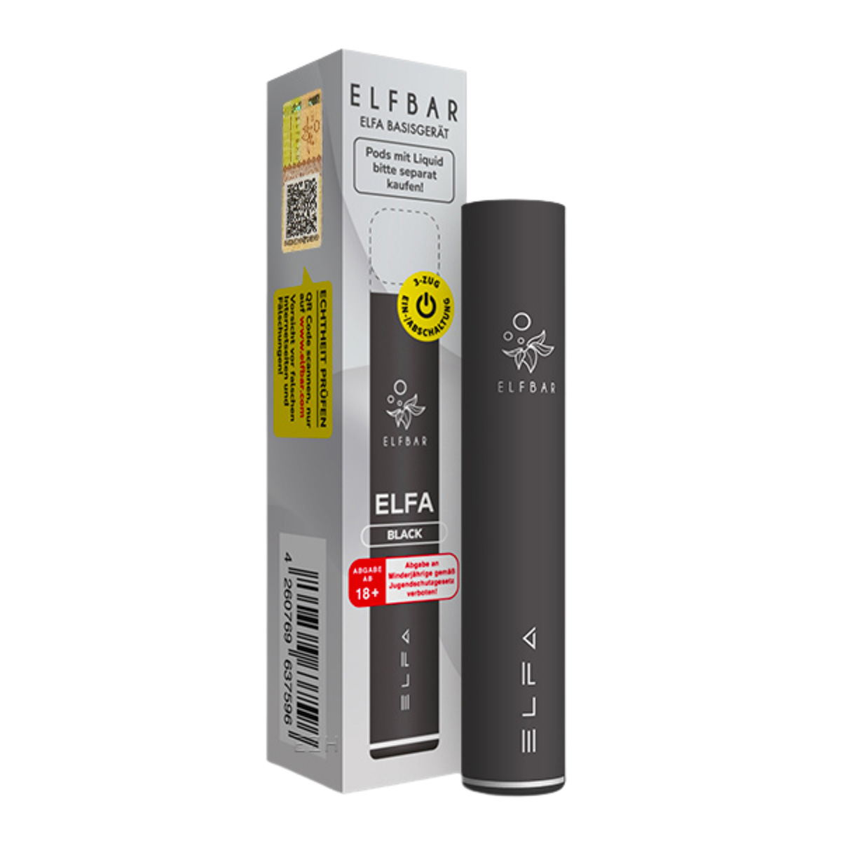 Elfbar Elfa - Basisgerät Black Elfbar Elfa - Basisgerät Black