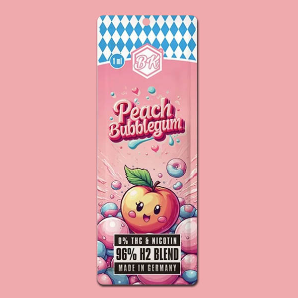 Bavarian Krauts H2 Blend Vape Peach Bubblegum 1ml Bavarian Krauts H2 Blend Vape Peach Bubblegum 1ml