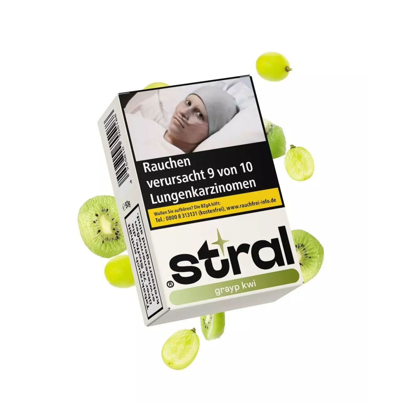 Stral Virginia Shisha Tabak Grayp Kwi 50g Stral Virginia Shisha Tabak Grayp Kwi 50g