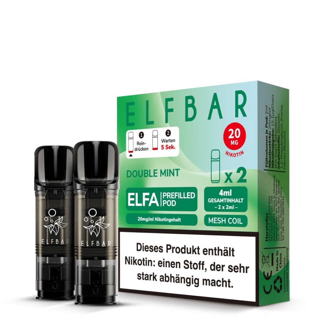 Elfbar Elfa POD Double Mint Elfbar Elfa POD Double Mint