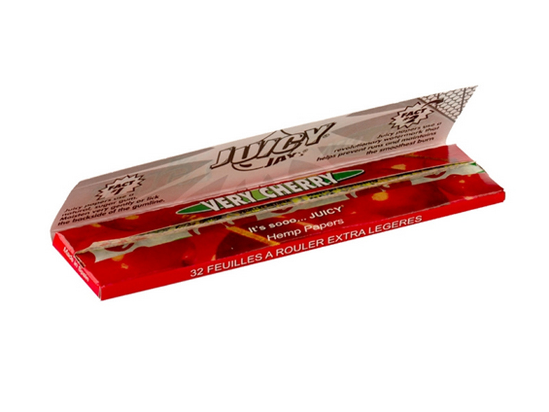 Juicy Jay's - Mix N Roll King Size Slim Longpapers mit Geschmack - Verry Cherry