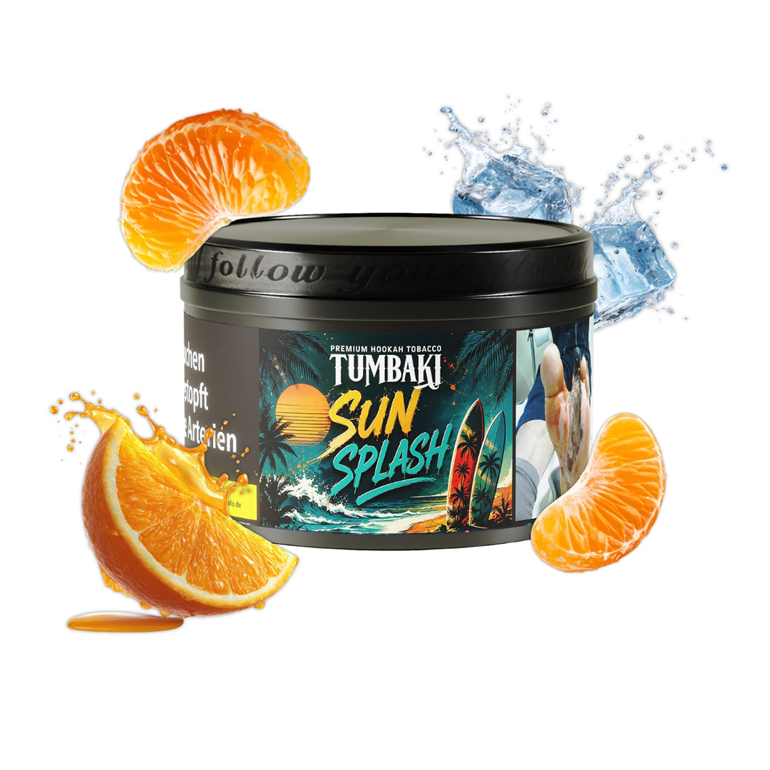 Tumbaki Virginia Shisha Tabak Sun Splash 200g
