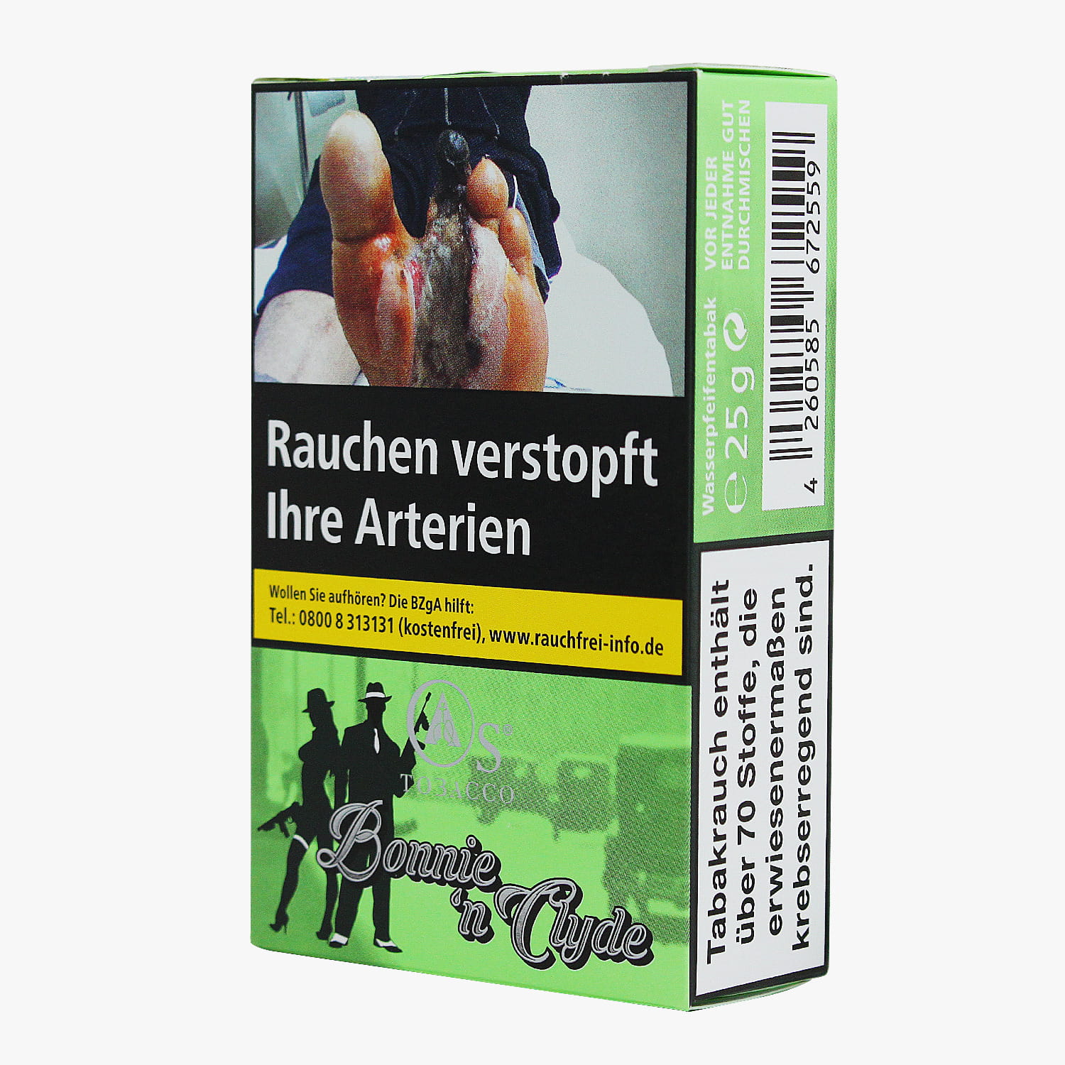 TOS25bc OS Shisha Tabak Bonnie & Clyde 25g