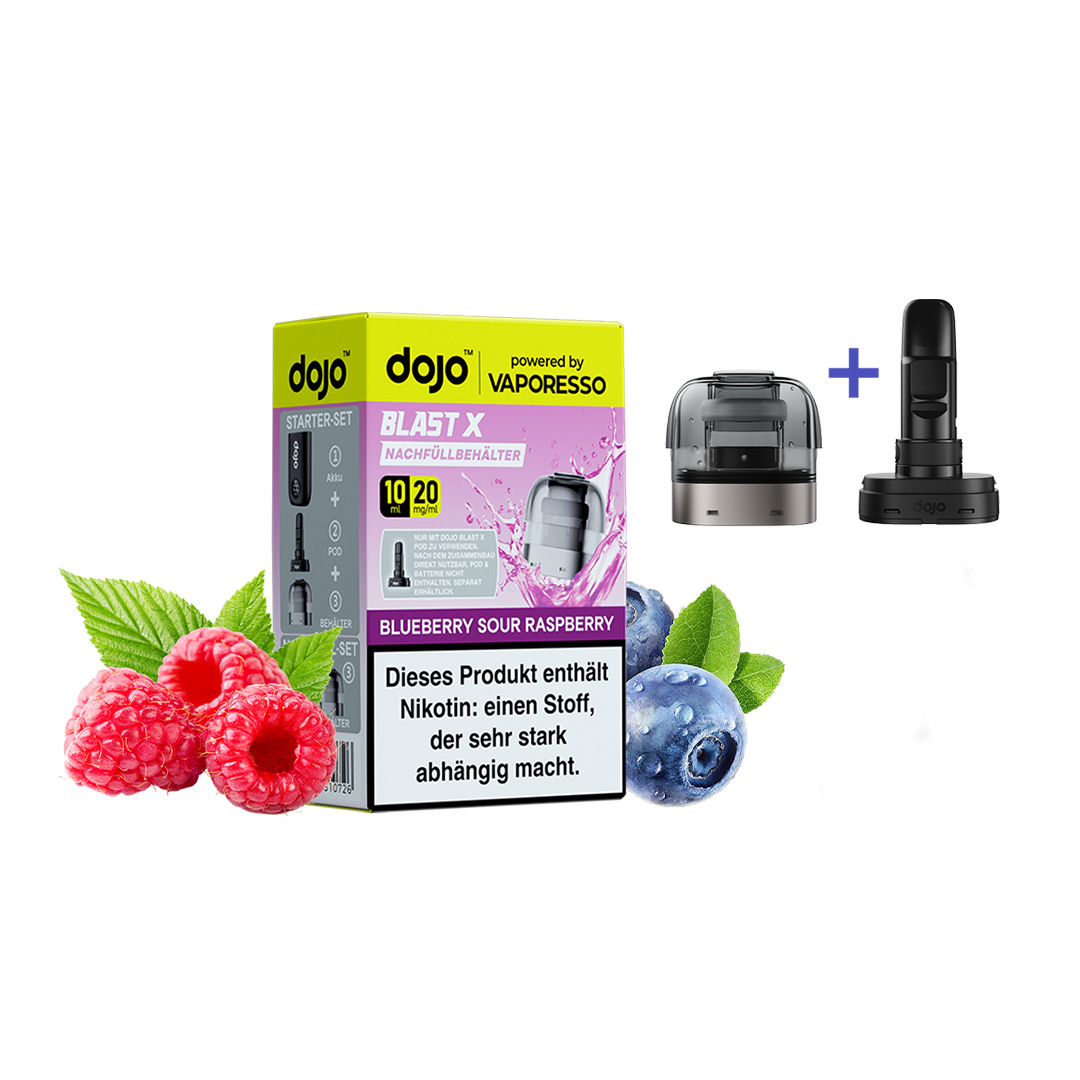 Vaporesso Dojo Blast X Pod Blueberry Sour Raspberry 10ml