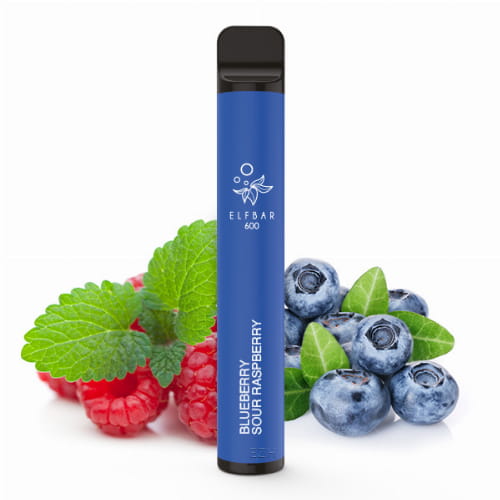 Elfbar 600 - Einweg E-Zigarette Blueberry Sour Rasberry 2% Nikotin