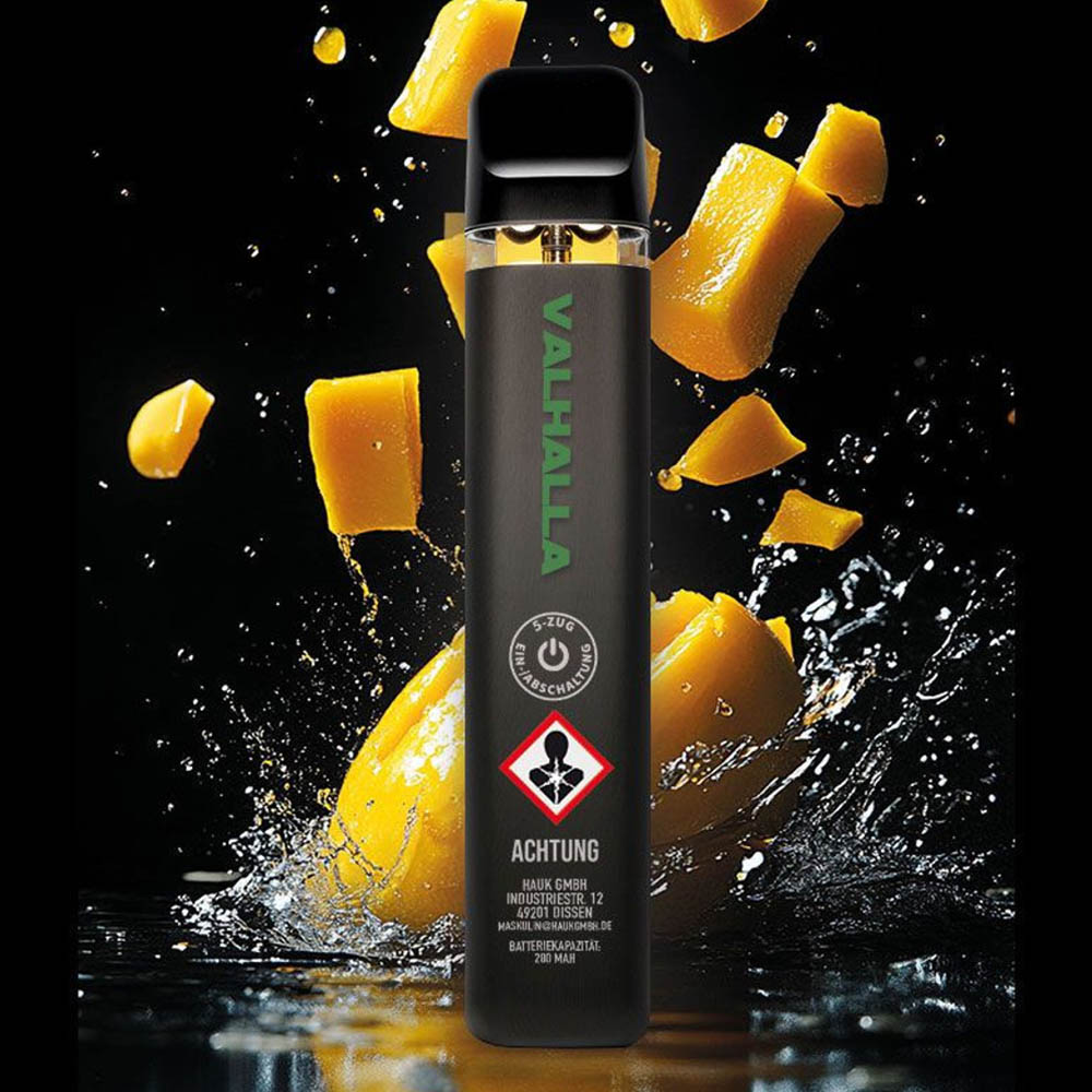 Maskulin H2 Superior Blend Vape Valhalla Mango Maskulin H2 Superior Blend Vape Valhalla Mango