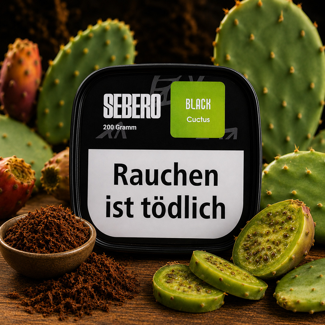 Sebero Black Shisha Tabak Cuctus 200g