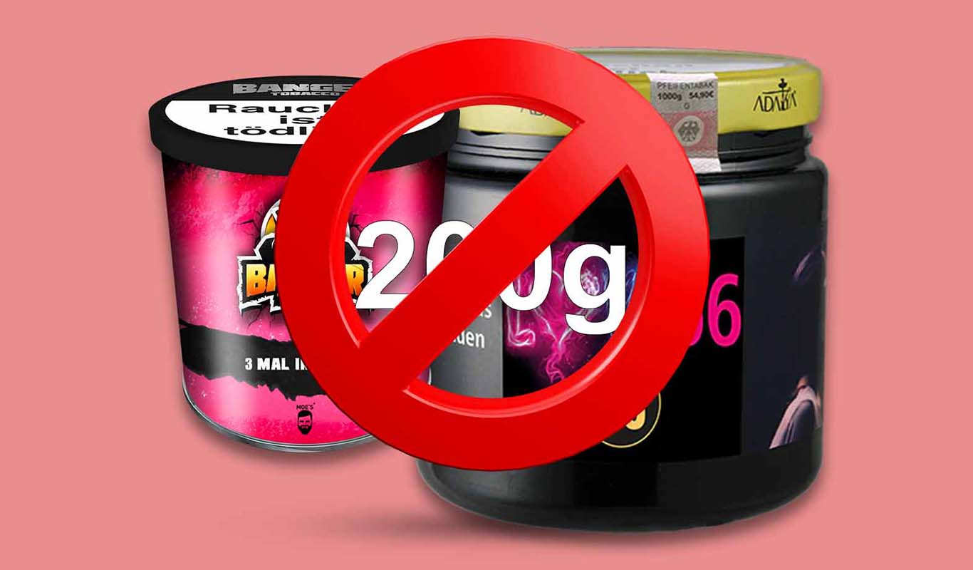 200g Shisha Tabak Verbot & Pfeifentabak 200g Shisha Tabak Verbot
