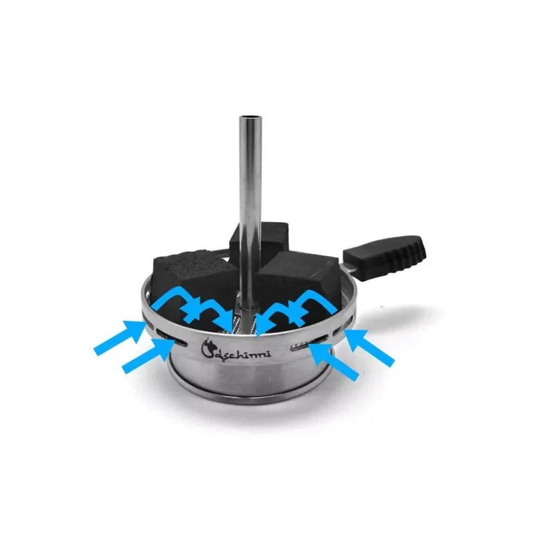 Dschinni Vulcan Air Edelstahl Kaminaufsatz Air Flow Dschinni Vulcan Air Edelstahl Kaminaufsatz Air Flow