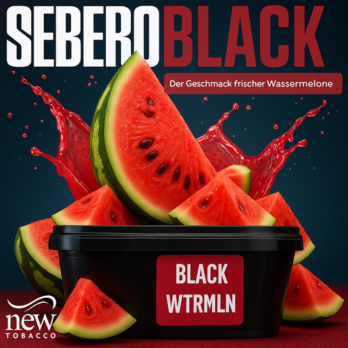 Sebero Black Shisha Tabak Watermelon 200g Sebero Black Shisha Tabak Wtrmln 200g