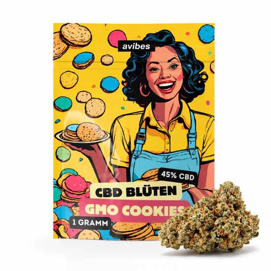 avibes CBD Blüte GMO Cookies 1g
