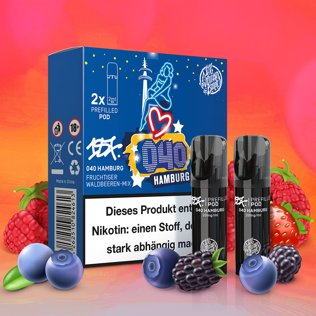 187 Vape Pod 040 Hamburg 2er Pack