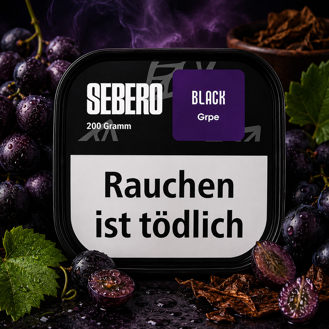 Sebero Black Shisha Tabak Sunlight 200g