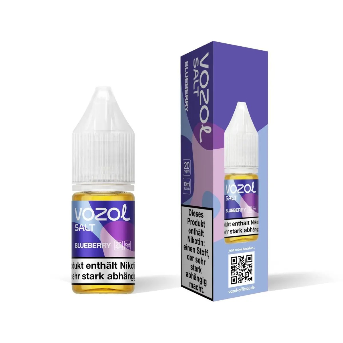 Vozol - Blueberry Nikotinsalz Liquid 10ml | 20mg/ml