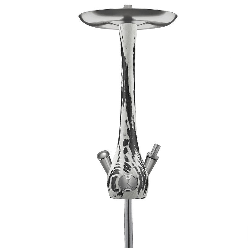 Wookah - Shisha Rauchsäule White/Black