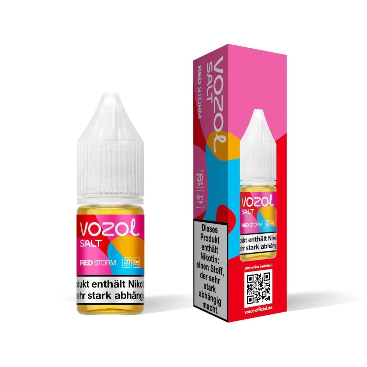 Vozol - Red Storm Nikotinsalz Liquid 10ml | 20mg/ml