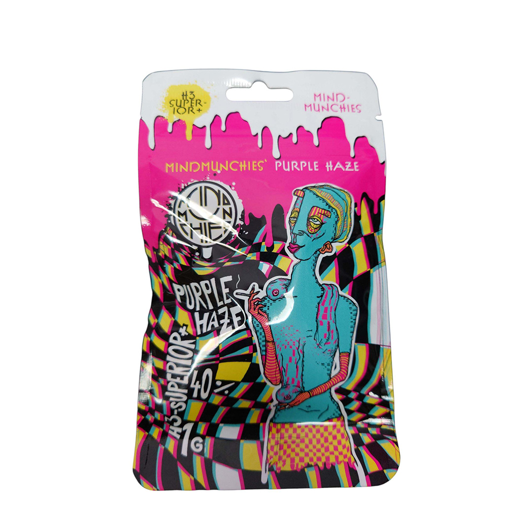 Mind Munchies H3 Superior+ Blüte Purple Haze 1g Mind Munchies H3 Superior+ Blüte Purple Haze 1g