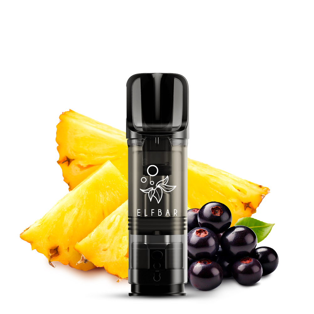 Elfbar ELFA Pod Pineapple Acai 2 % | 600 Zge | 2er-Pack Elfbar ELFA Pod Pineapple Acai 2 % | 600 Zge | 2er-Pack