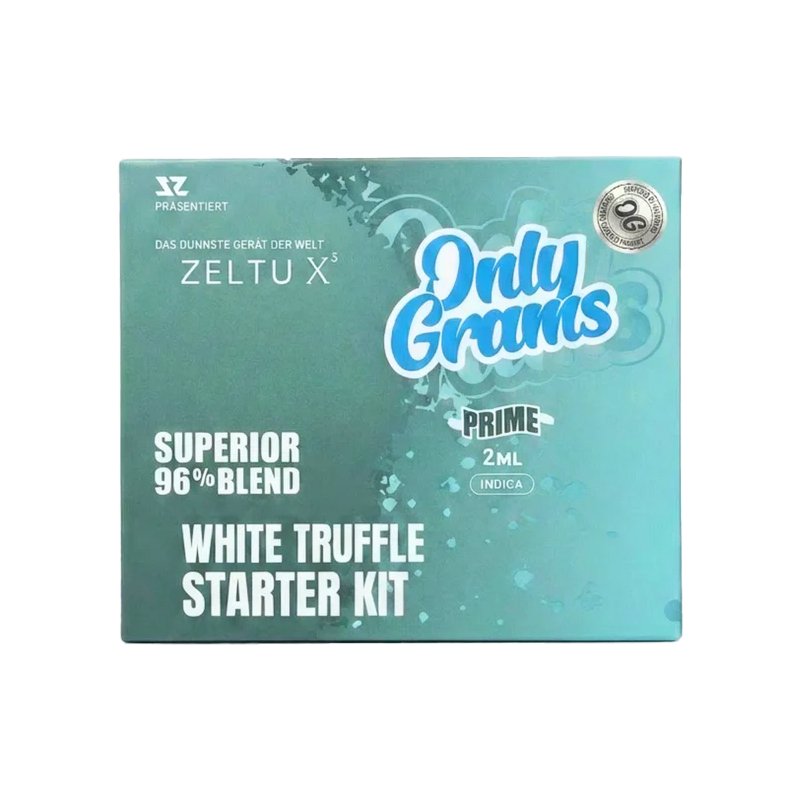 Only Grams x Zeltu Superior Blend Pod Starter Kit White Truffle 2ml Only Grams x Zeltu Superior Blend Pod Starter Kit White Truffle 2ml