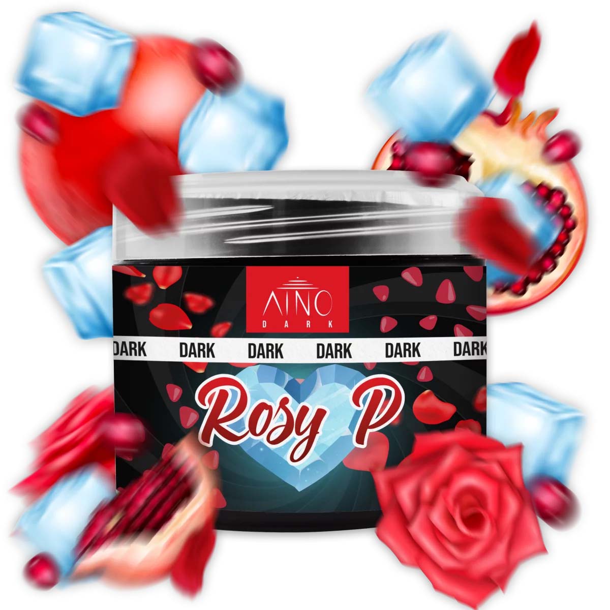 Aino Shisha Tabak - Rosy P 200g Dark 