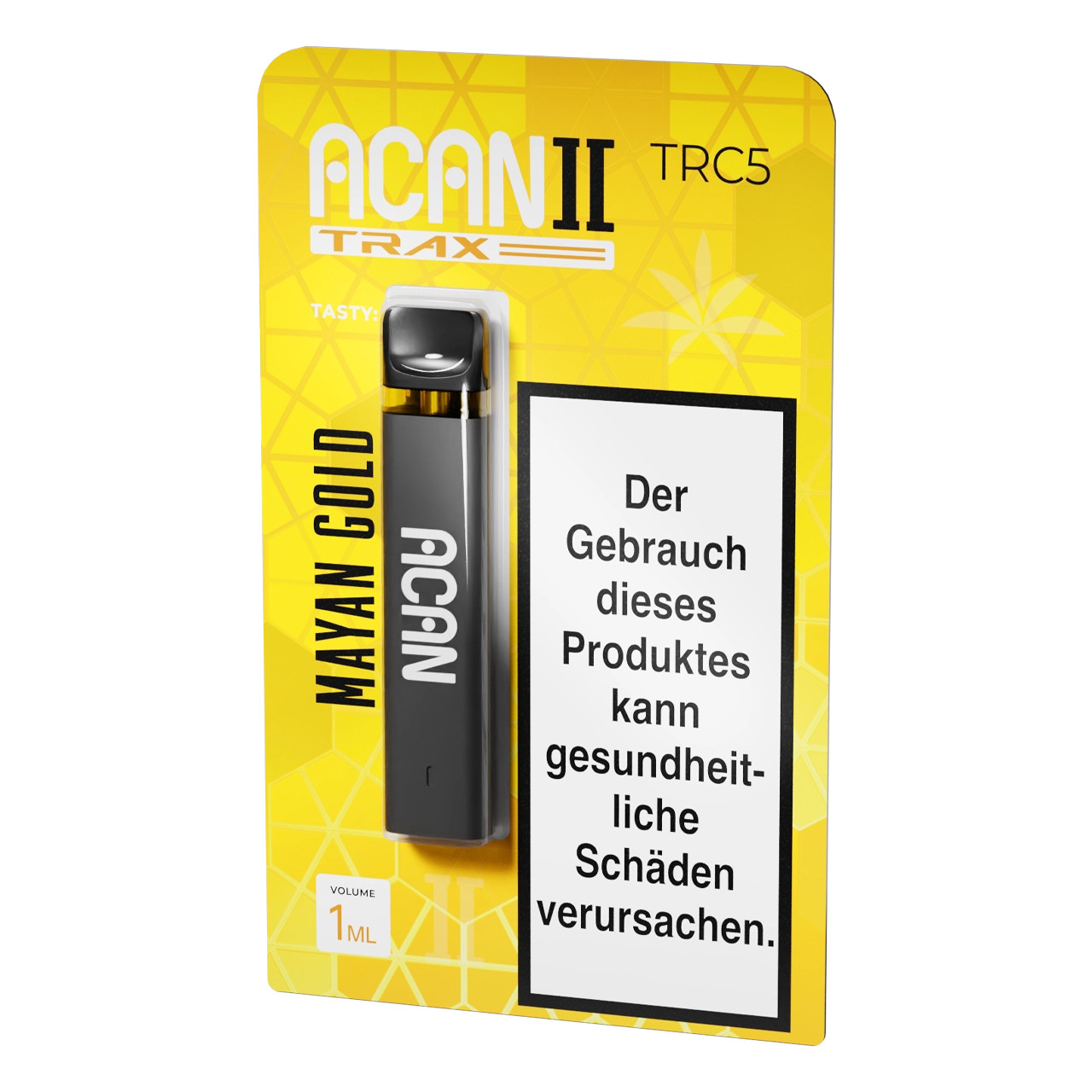 Acan Trax TRC5 Vape Einweg E-Zigarette Mayan Gold - 1ml