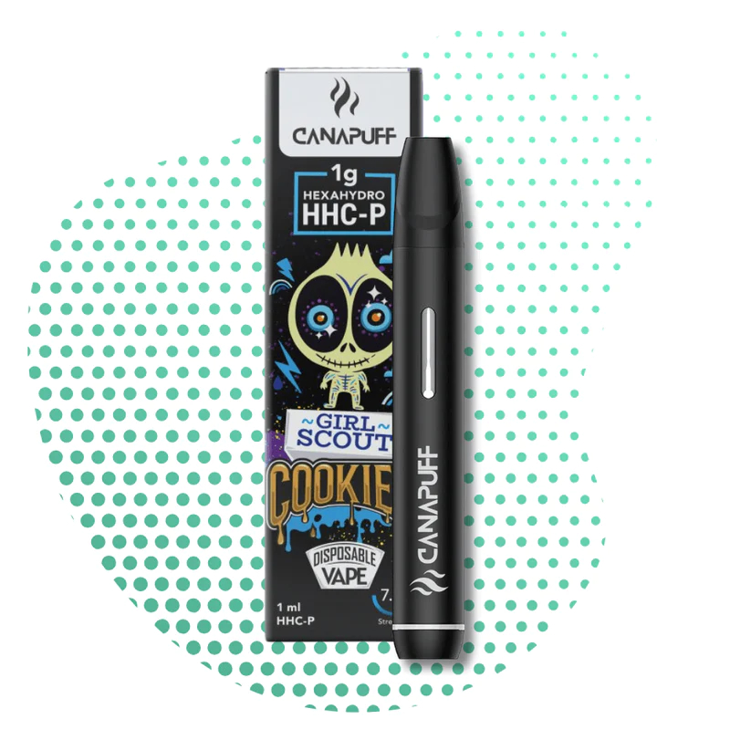 Canapuff Black HHC-P Vape - Girl Scout Cookie 1ml