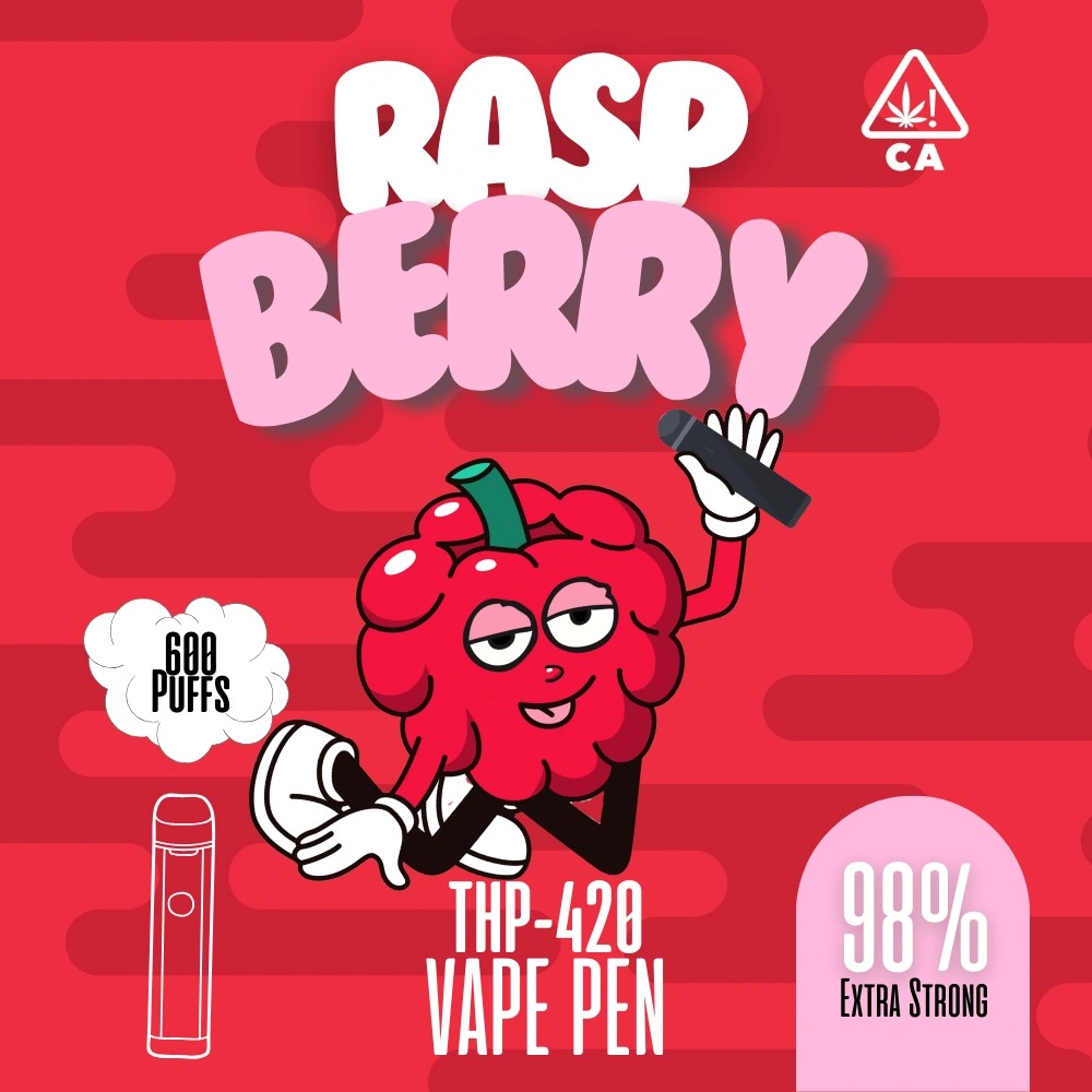 Highappy THP420 Vape - Raspberry 1ml