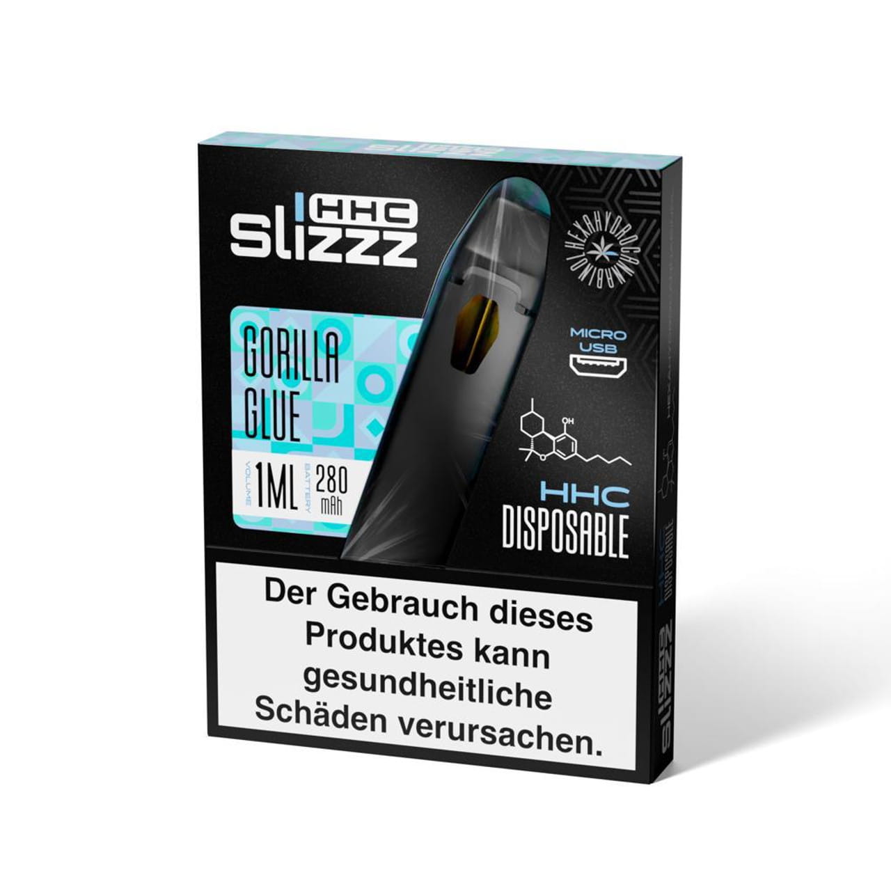 Slizzz - HHC Vape Einweg E-Zigarette - Gorilla Glue (95%)