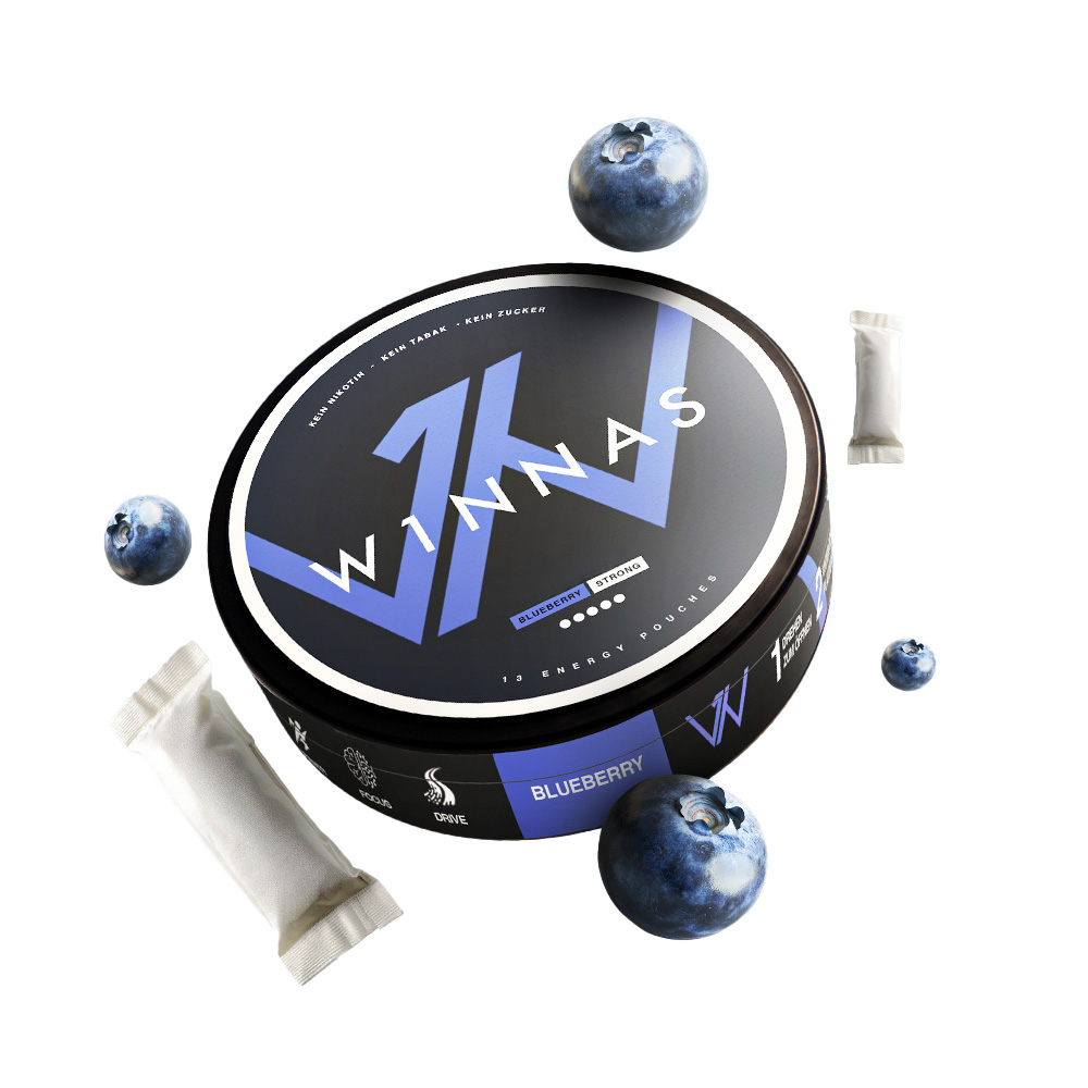 W1nnas Energy Pouches Strong Blueberry