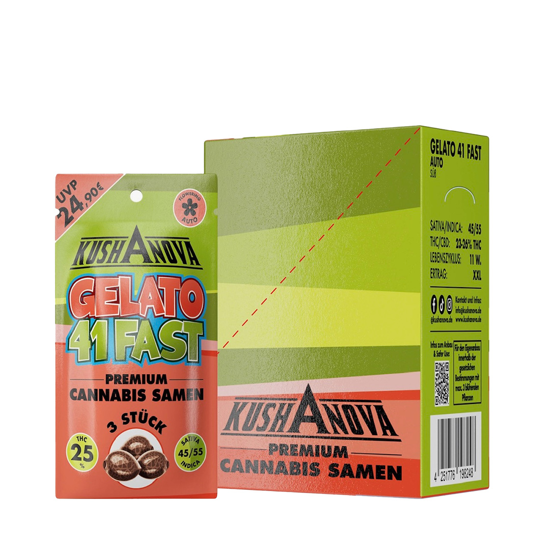 Kushanova Cannabissamen Gelato 41 Fast