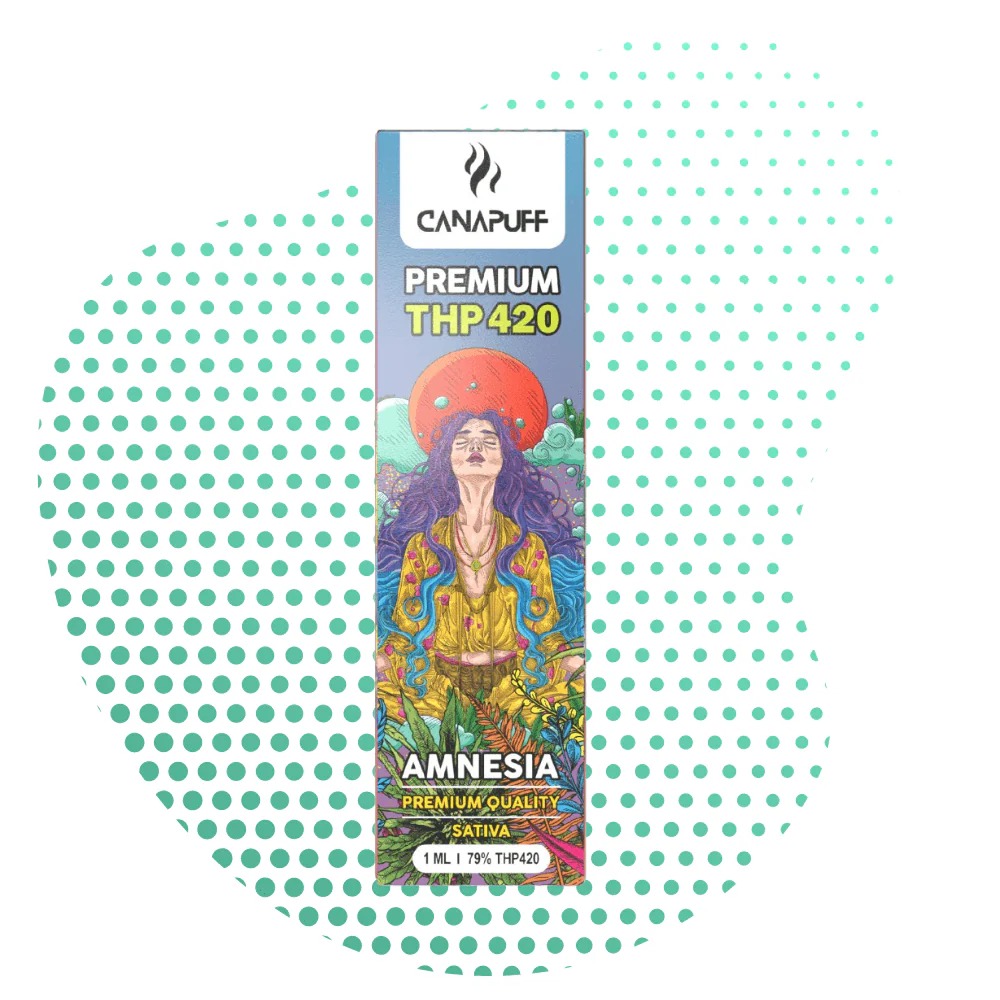 Canapuff THP420 Vape - Amnesia 1ml