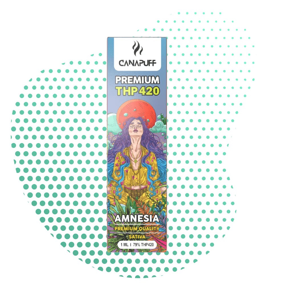 Canapuff THP420 Vape Amnesia 1ml Canapuff THP420 Vape Amnesia 1ml