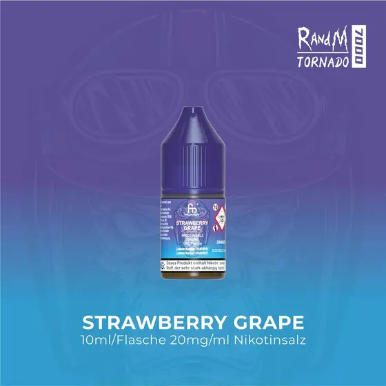 Randm Tornado Strawberry Grape Nic Salt Liquid 10ml 20mg Randm Tornado Strawberry Grape Nic Salt Liquid 10ml 20mg