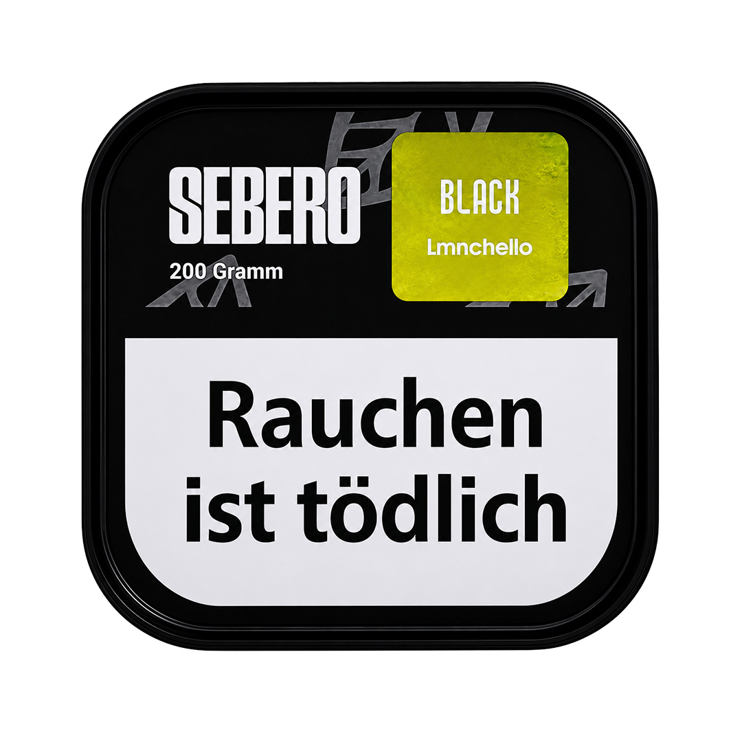 Sebero Darkblend Shisha Tabak Black Lmnchello 200g Sebero Darkblend Shisha Tabak Black Lmnchello 200g