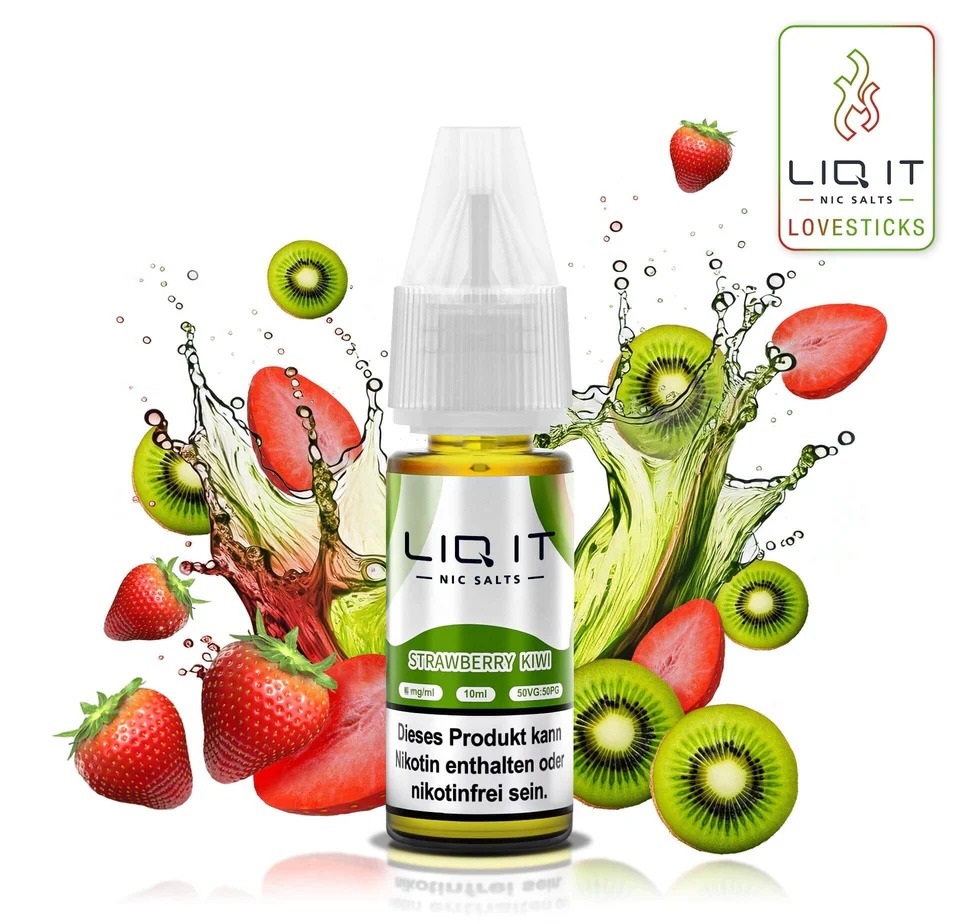 Lovesticks Liq It Liquid Strawberry Kiwi 10ml Lovesticks Liq It Liquid Strawberry Kiwi 10ml