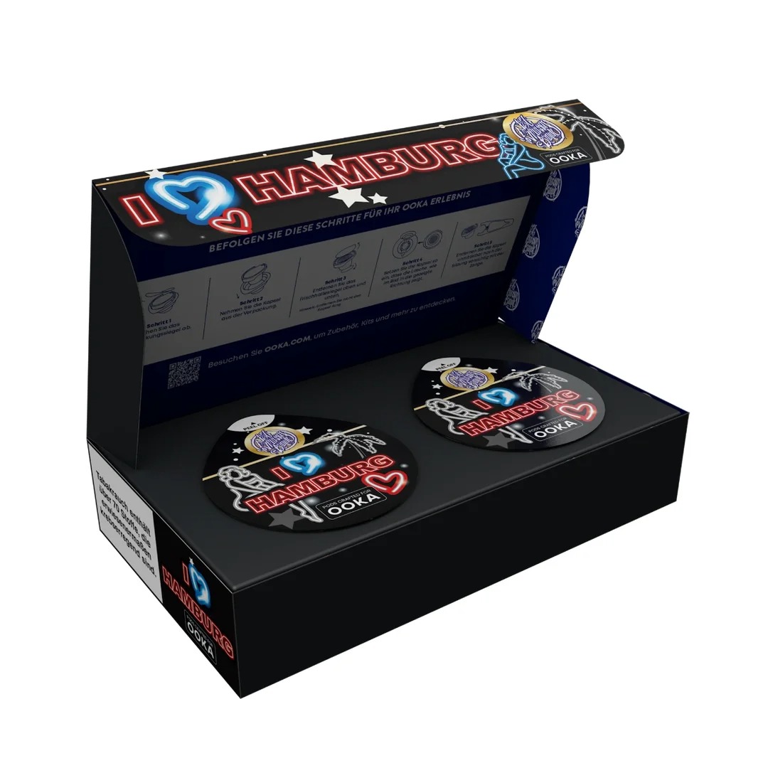 OOKA 187 Shisha Tabak - I Love Hamburg OOKA Pod (2 Pods)