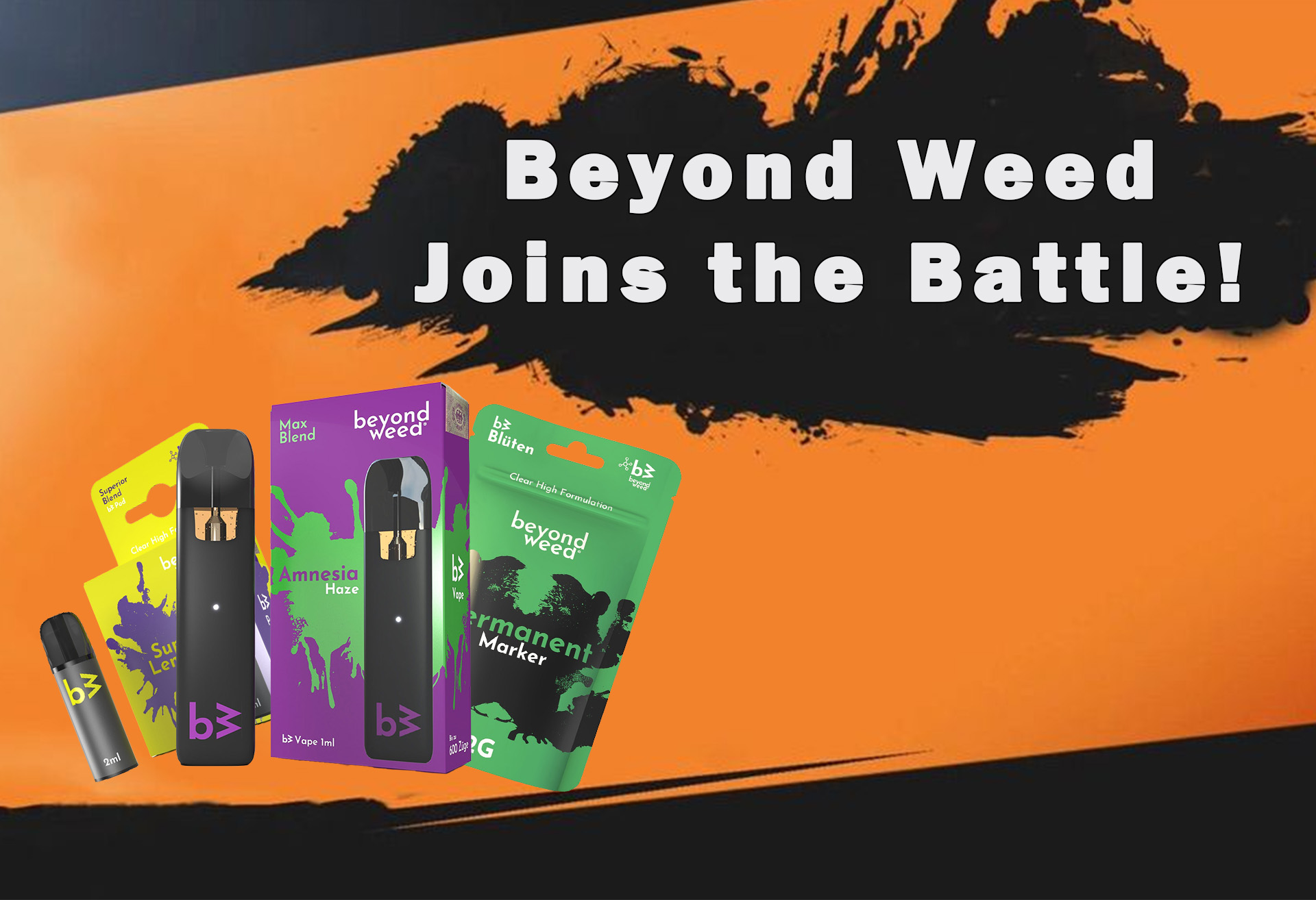 Beyond Weed neu im Sortiment: B3 Superior Blend Vapes, Pods & Blüten