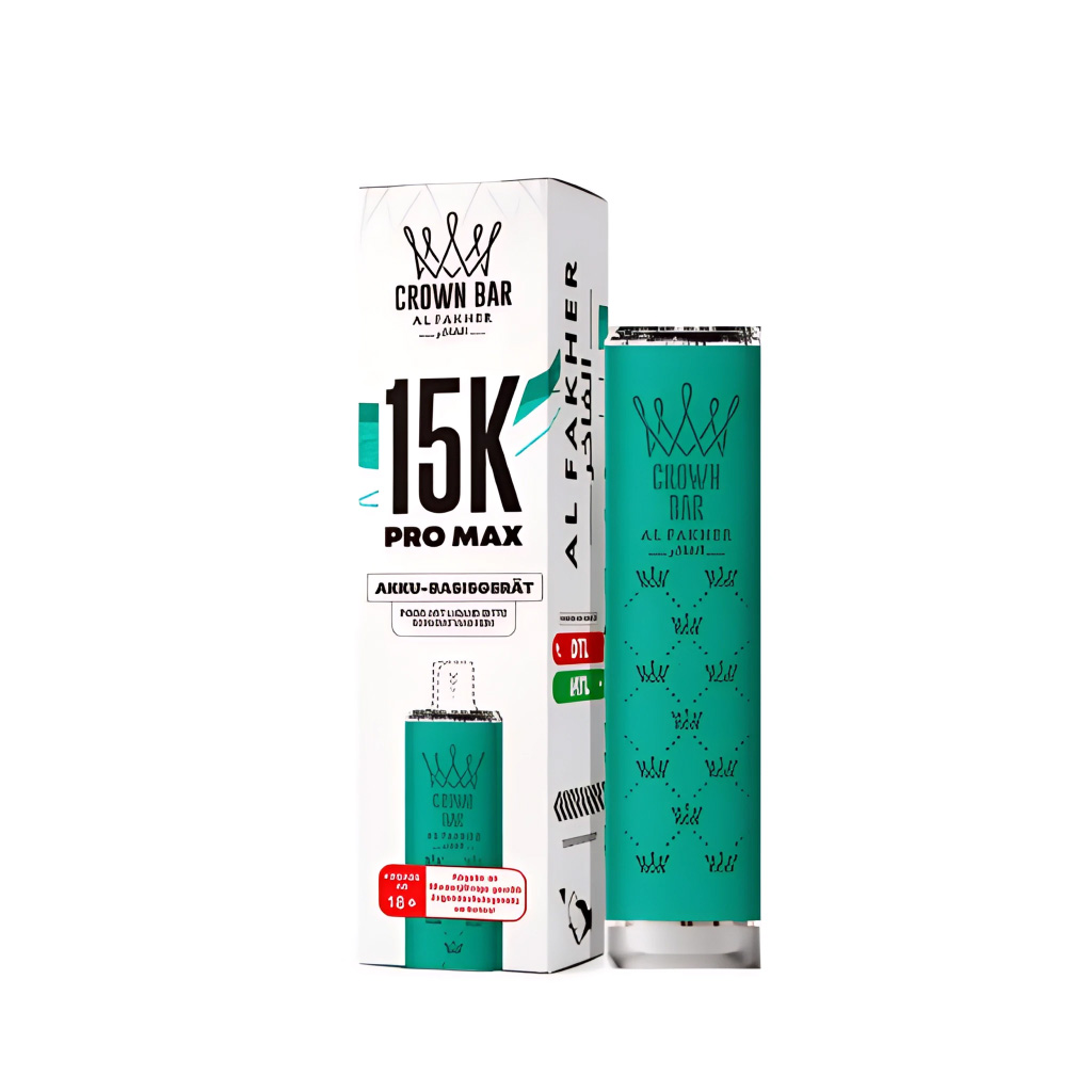 Al Fakher Crown Bar 15k Pro Max Akku-Basisgerät Teal