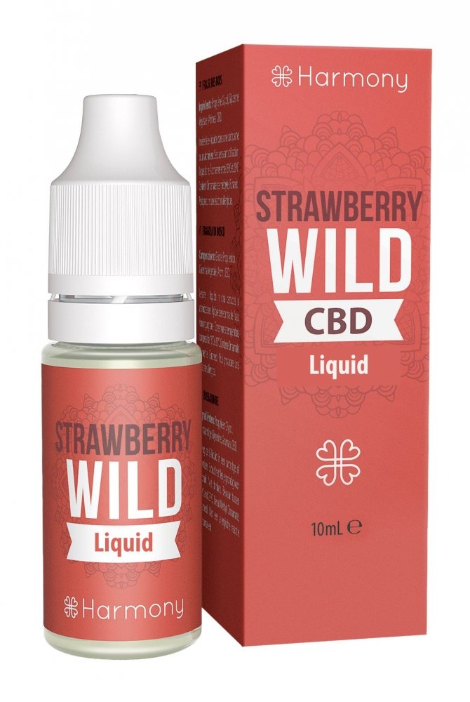 Harmony CBD Liquid Strawberry Wild 10ml 300mg Harmony CBD Liquid Strawberry Wild 10ml 300mg