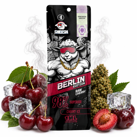 Sheesh Superior Vape Berlin Edition Raw Cherry 1ml Sheesh Superior Vape Berlin Edition Raw Cherry 1ml