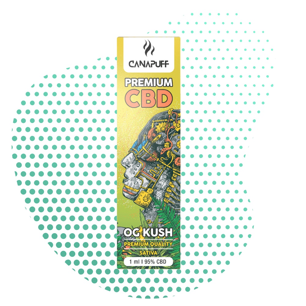 Canapuff CBD Vape OG Kush 1ml Canapuff CBD Vape OG Kush 1ml