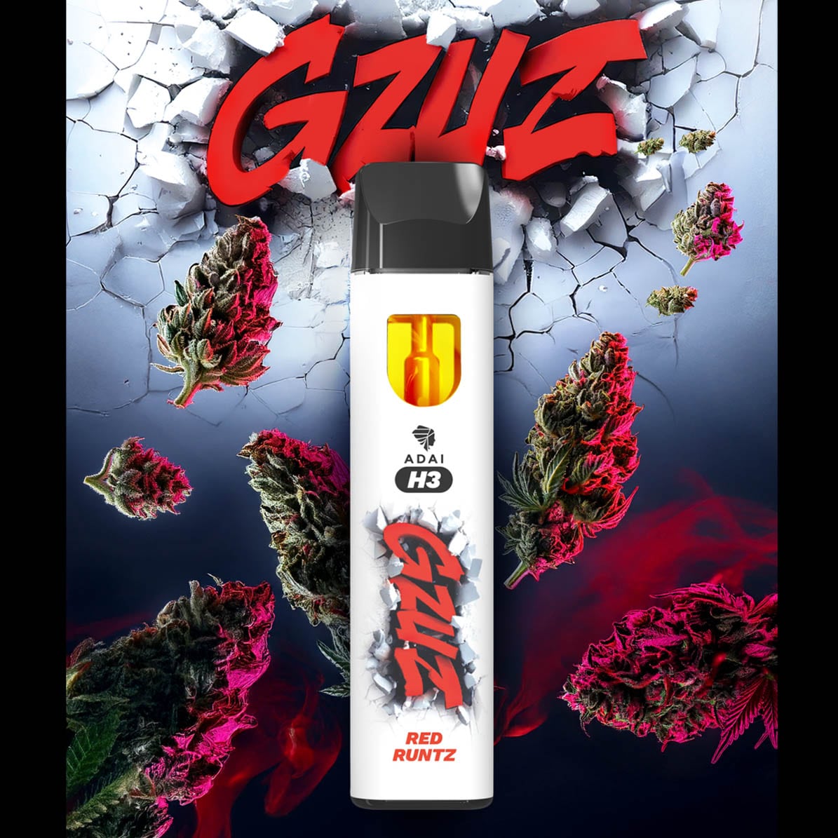 Gzuz H3 Vape Red Runtz