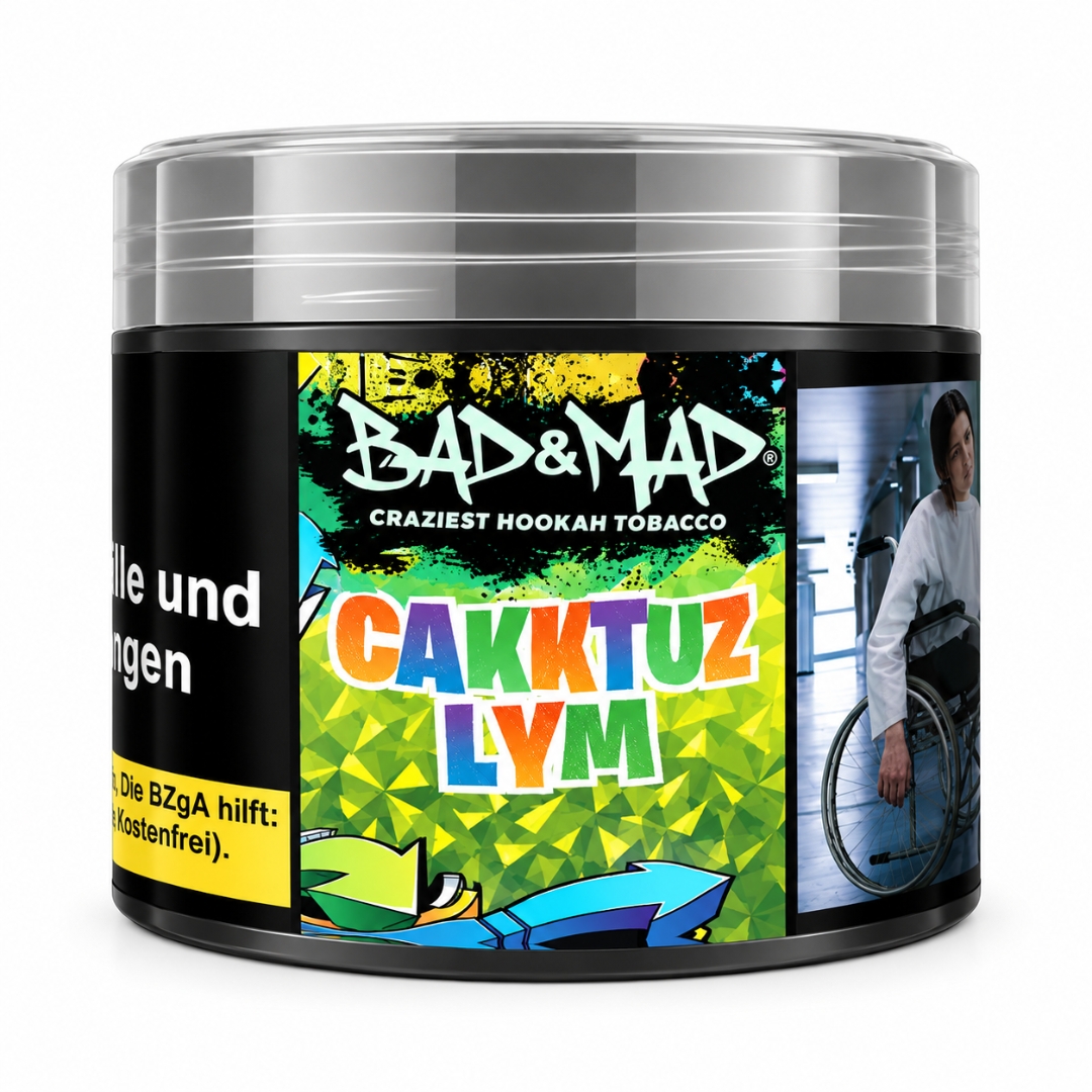 Bad & Mad Virginia Shisha Tabak Cakktuz Lym 200g Bad & Mad Virginia Shisha Tabak Cakktuz Lym 200g
