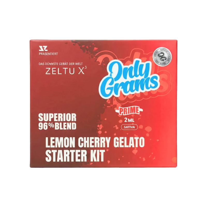 Only Grams x Zeltu Superior Blend Pod Starter Kit Lemon Cherry Gelato 2ml