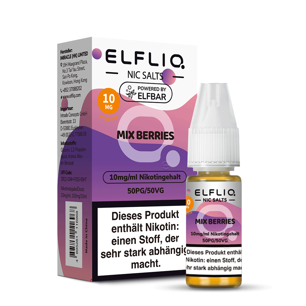 Elfbar Elfliq Mix Berries 10mg 10ml