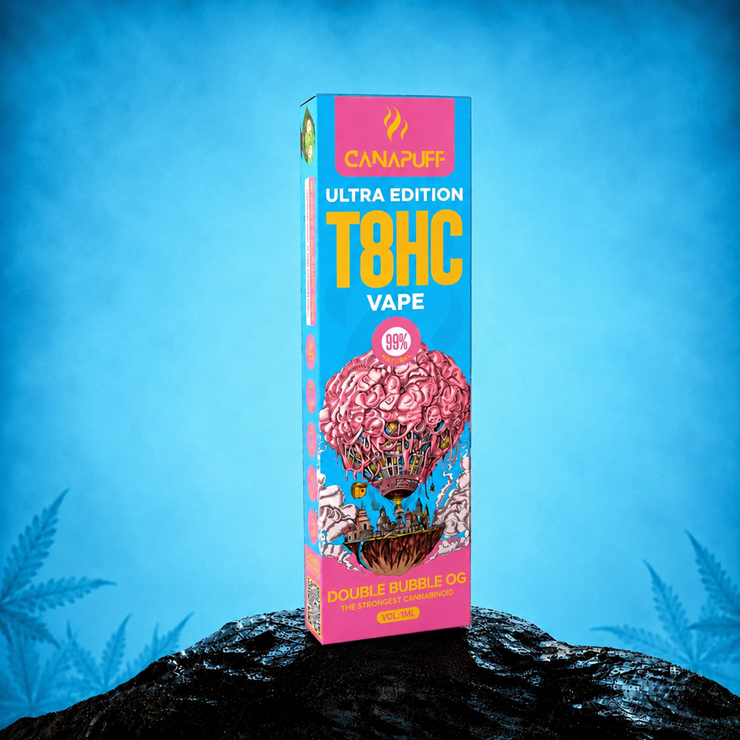 Canapuff T8HC Vape Ultra Edition Double Bubble 1ml