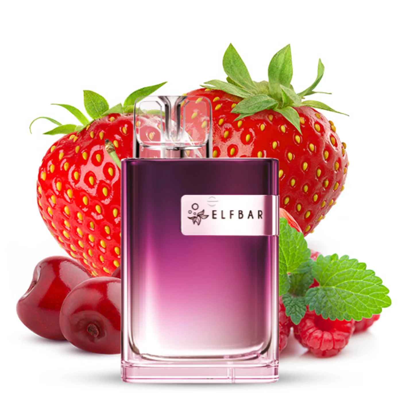 Elfbar CR600 Vape - Einweg E-Shisha - Strawberry Raspberry Cherry 2% Nikotin