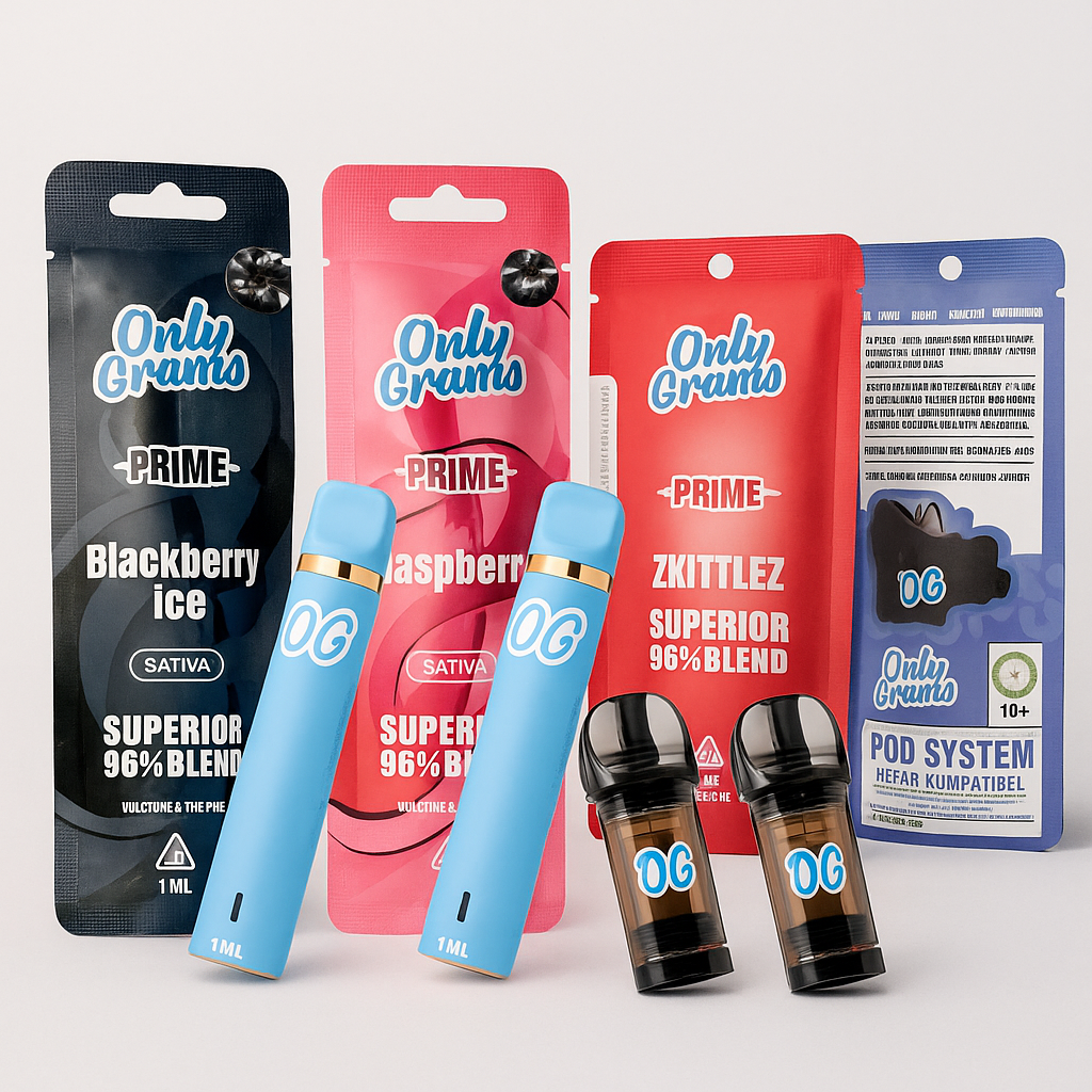 Only Grams Superior Blend: Vape vs. Pod im großen Vergleich